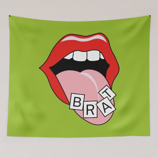 Item preview, Brat Red Lips designed and sold by Magnolia Valley Art.
