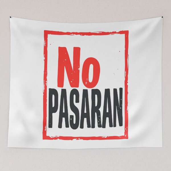 Aperçu de l'œuvre No Pasarán - Résistance antifasciste créée et vendue par Kiwi007.