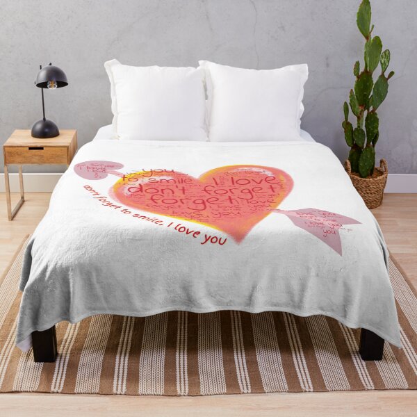 Item preview, Don't forget to smile, I love you (heart) designed and sold by W-McSapa.