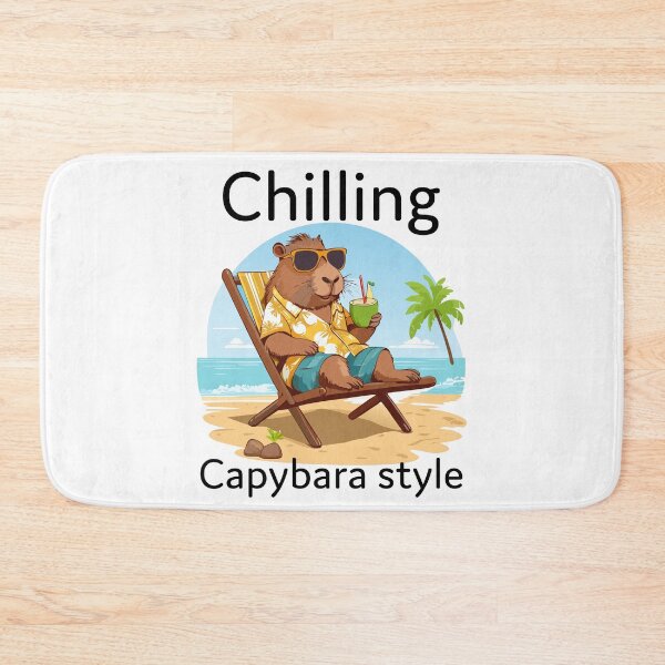 Item preview, Chilling Capybara designed and sold by Guachafita.