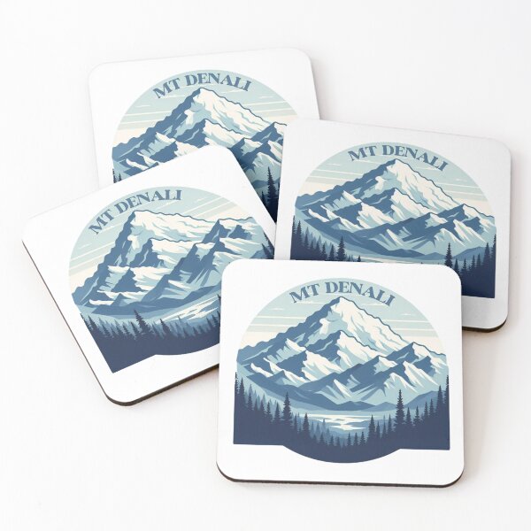 Item preview, Mt. Denali Vintage Mountain Landscape designed and sold by Berkako.