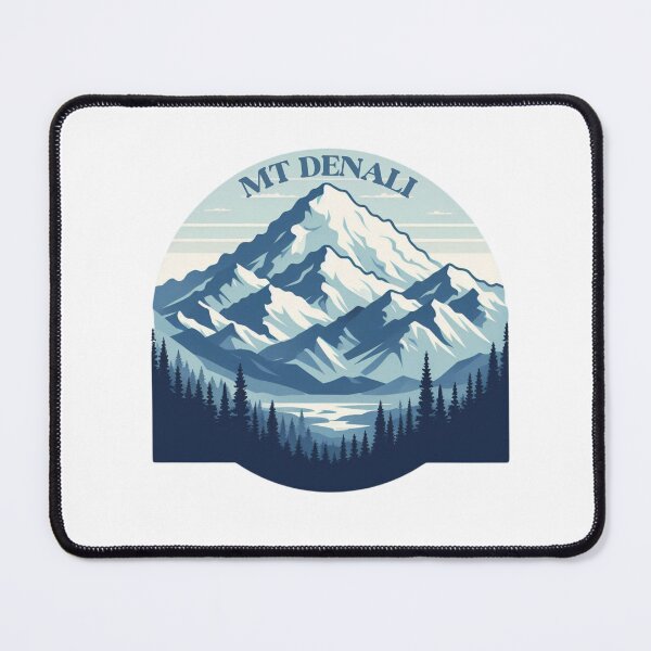 Item preview, Mt. Denali Vintage Mountain Landscape designed and sold by Berkako.