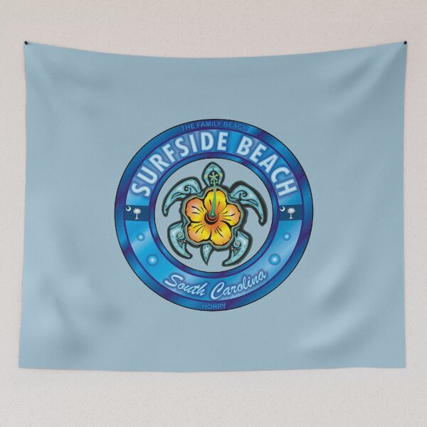 Item preview, Surfside Beach sea turtle hibiscus designed and sold by studioss76.