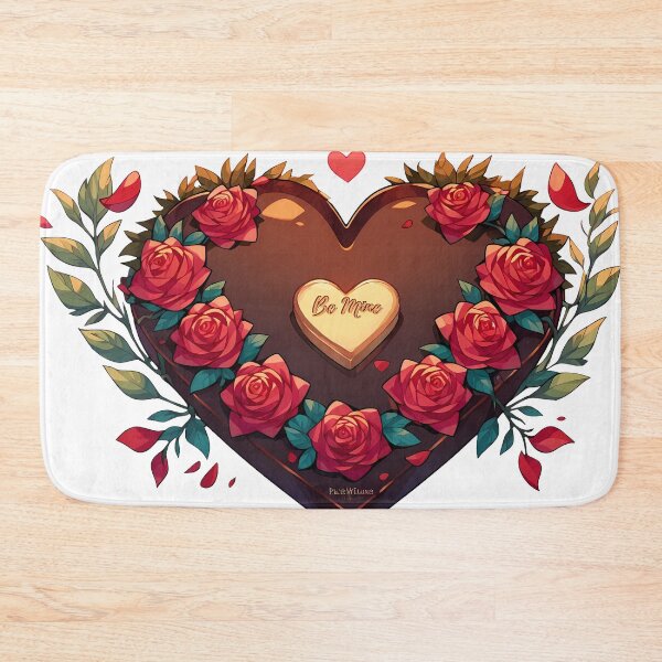 Item preview, Romantic heart with flowers designed and sold by ShizukaiNeko.