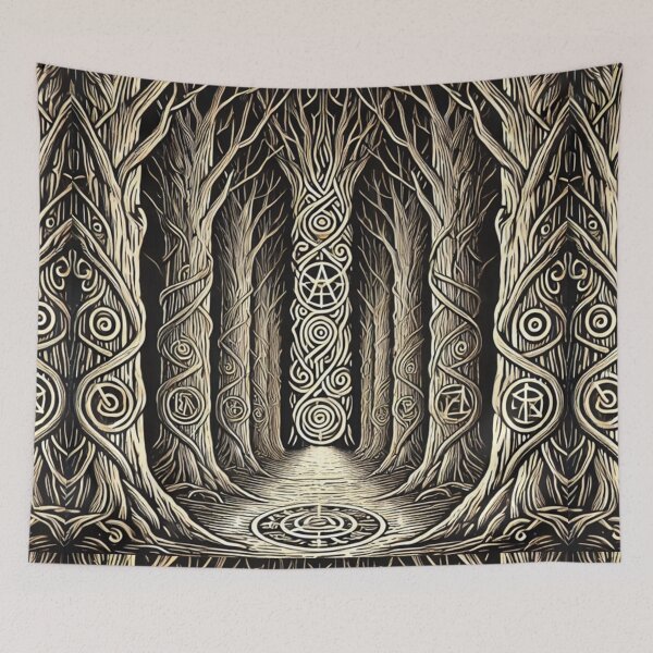Item preview, The Enchanted Forest of Mystical Symbols – Directly from Werecat Chronicles designed and sold by Meta2Physical.