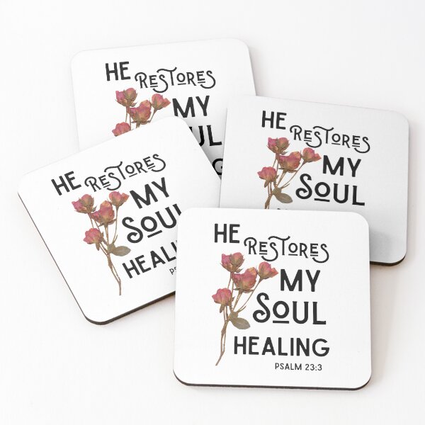 Item preview, He Restores My soul Psalm 23:3 designed and sold by SD-LA-AND-U.