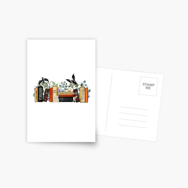 Vista previa del artículo con la obra «Estantería de libros de jinetes de dragones», diseñado y vendido por Celticrose721.