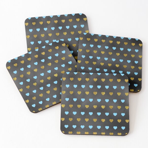 Item preview, Blue and Gold Hearts designed and sold by AStar17.