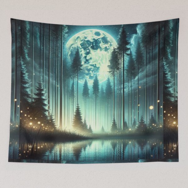 Item preview, Luminous Nightfall – The Celestial Forest – Directly from Werecat Chronicles designed and sold by Meta2Physical.