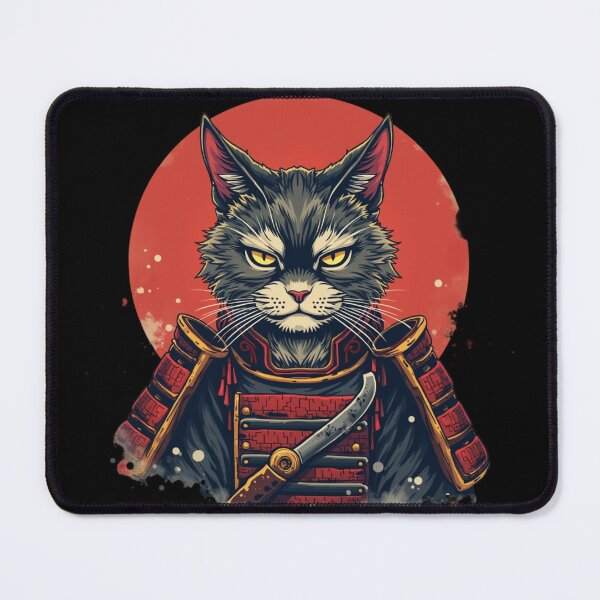 Item preview, samurai cat designed and sold by Digital Art and Funny Pets.