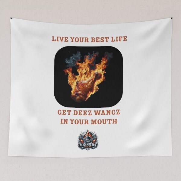 Item preview, Deez Wangz (Clear Background) designed and sold by moshmastermetalbbq.