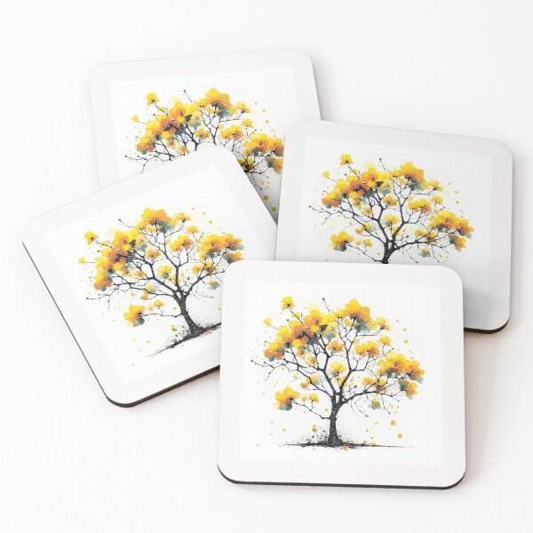 Item preview, From the Garden : South American Handroanthus albus Ipê Amarelo#4 designed and sold by Helios Be. Lavsh.