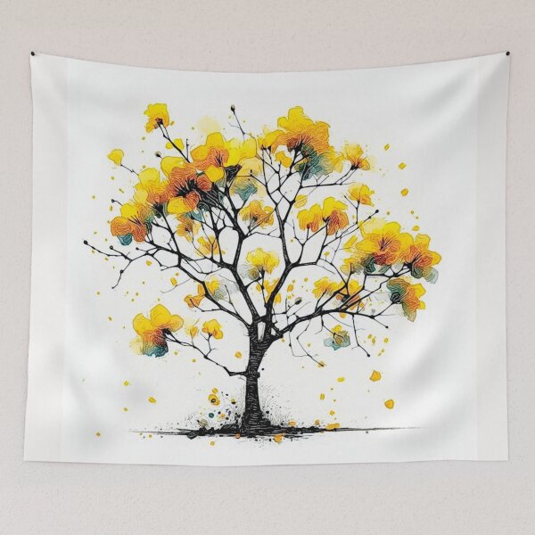 Item preview, From the Garden : South American Handroanthus albus Ipê Amarelo#4 designed and sold by Helios Be. Lavsh.