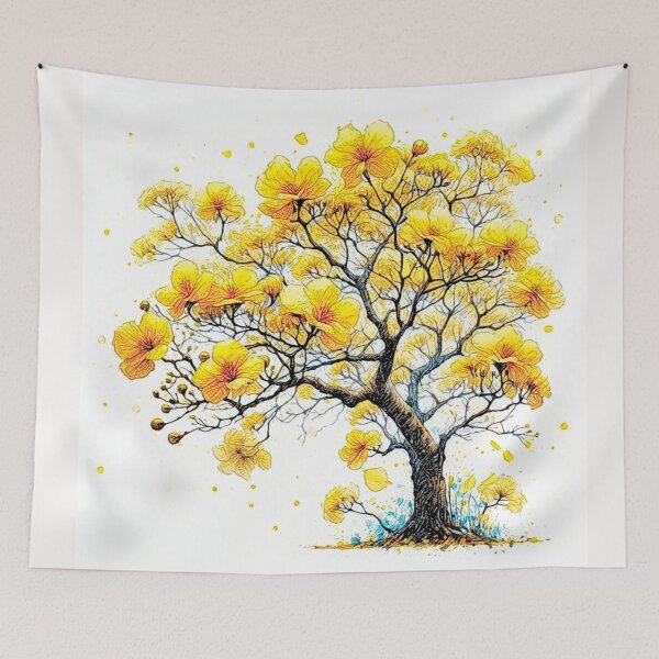 Item preview, From the Garden : South American Handroanthus albus Ipê Amarelo#5 designed and sold by Helios Be. Lavsh.