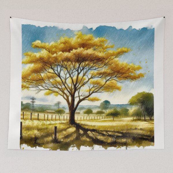 Item preview, From the Garden : South American Handroanthus albus Ipê Amarelo#6 designed and sold by Helios Be. Lavsh.
