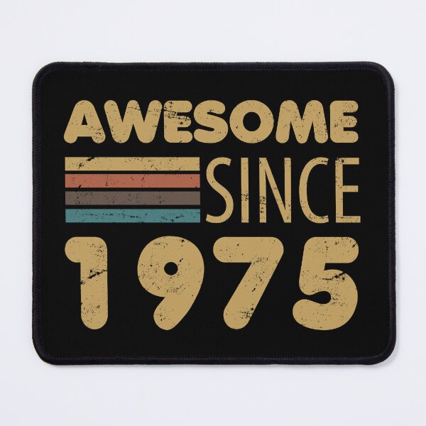 Item preview, 50th Birthday Awesome Since 1975 designed and sold by thepixelgarden.