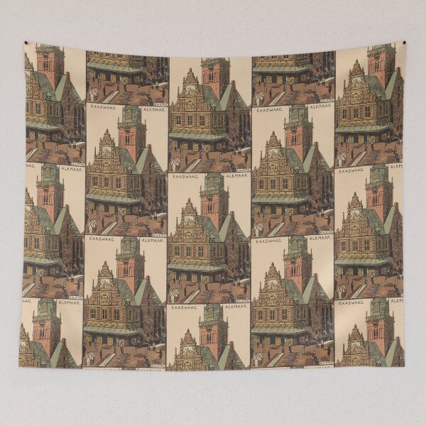Item preview, Gezicht op de Kaaswaag in Alkmaar  Wolterus Nederkoorn designed and sold by TeeARTHY.