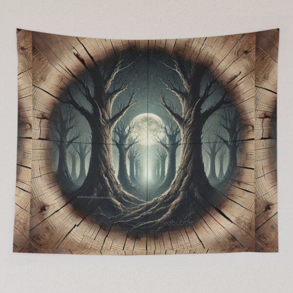 Item preview, Whispering Woods – A Portal to the Moonlit Forest designed and sold by Meta2Physical.