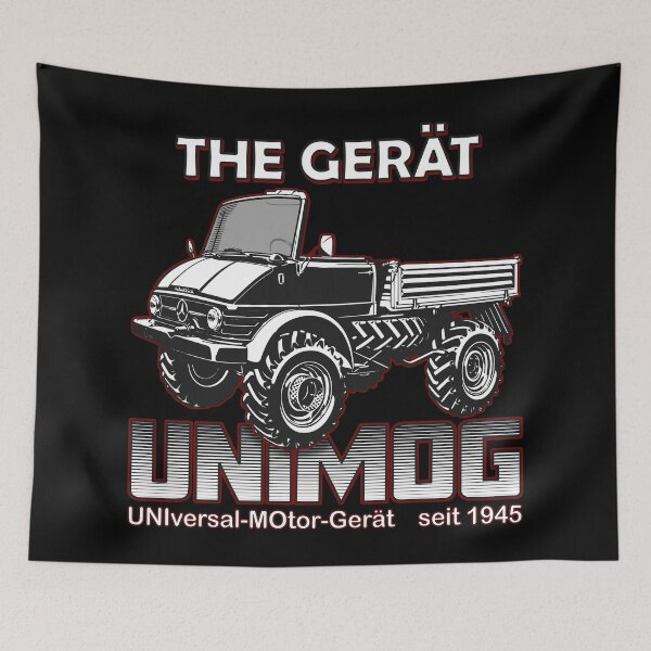 Item preview, THE GREAT UNIMOG (UNIversal-MOtor-Gerät) - on black designed and sold by Groenendijk.