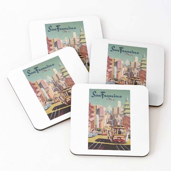 Item preview, TWA San Francisco Poster  chromolithograph art by San Diego Air  designed and sold by TeeARTHY.