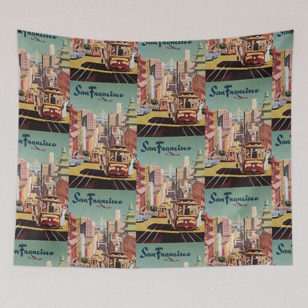 Item preview, TWA San Francisco Poster  chromolithograph art by San Diego Air  designed and sold by TeeARTHY.