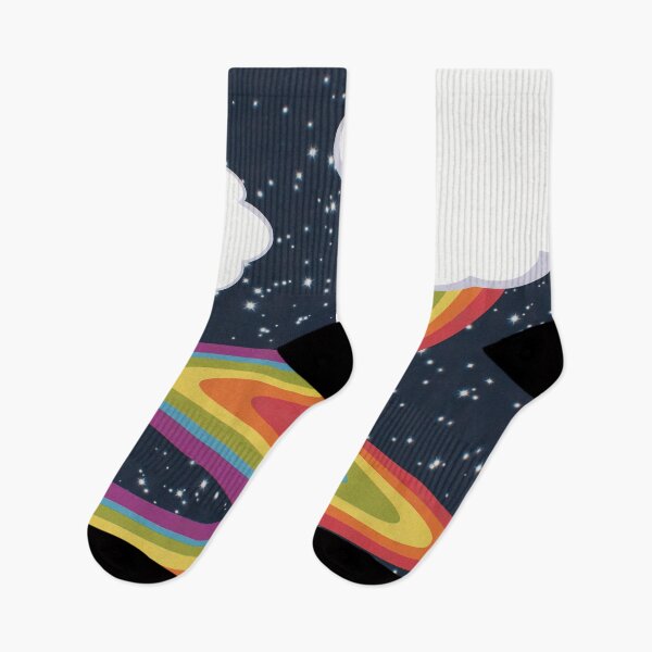 Item preview, Retro 90s 2000s Y2K Rainbow and Stars designed and sold by Skull Fern.