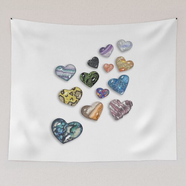 Item preview, Spilled Crystal Hearts designed and sold by MorelMeadows.