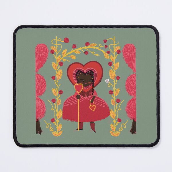 Item preview, The Enchanted Heart Queen – Whimsical Fairytale Illustration designed and sold by Jemma Jamie Skidmore.