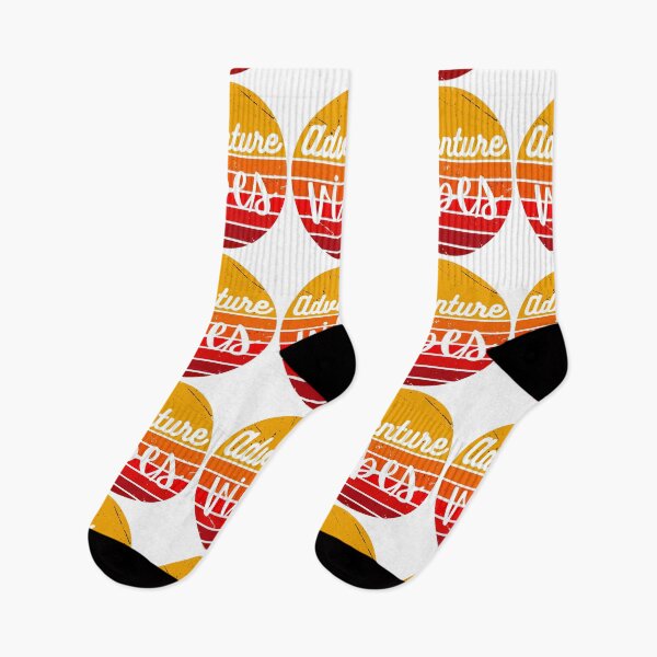 Item preview, Adventure Vibes – Retro Sunset Design designed and sold by Ink on Thread.