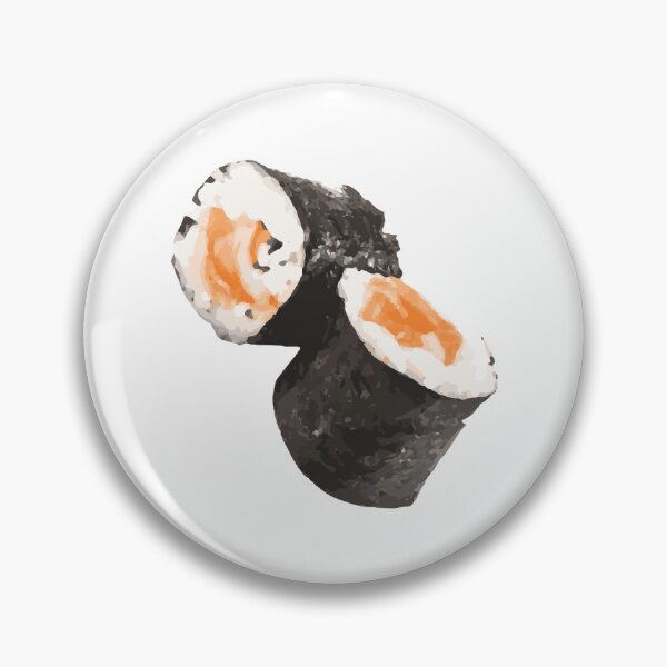 Item preview, Kawaii Sushi Rolls Sticker – Cute Japanese Food designed and sold by QuteStuffHere.