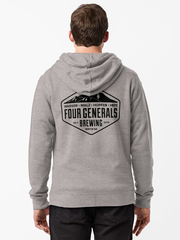 Thumbnail 1 of 5, Zipped Hoodie, Black Hex designed and sold by md11hud.