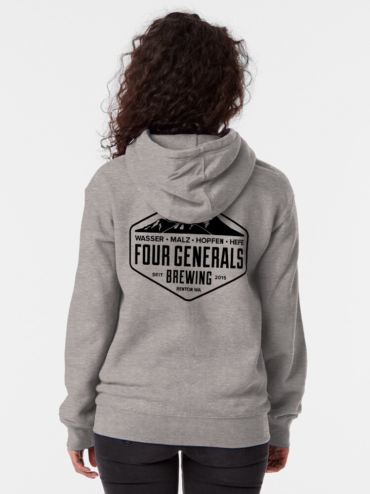Thumbnail 2 of 5, Zipped Hoodie, Black Hex designed and sold by md11hud.