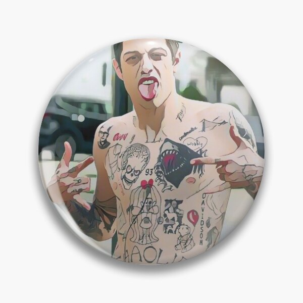 Artikelvorschau, Pete Davidson Tattoos im Cartoon entworfen und verkauft von Ink And Inspire.