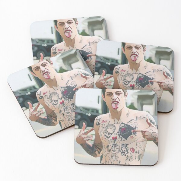 Item preview, Pete Davidson tattoos in Cartoon designed and sold by Ink And Inspire.