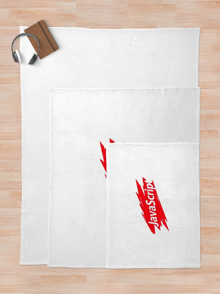 Thumbnail 5 of 6, Throw Blanket, JavaScript-Inspired Dev Tee designed and sold by ColorsSoul ⭐️⭐️⭐️⭐️⭐️.