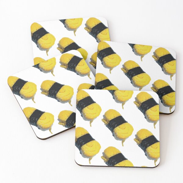 Item preview,  Kawaii Sushi Sticker – Cute Japanese Food Art designed and sold by QuteStuffHere.