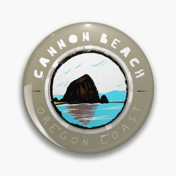 Item preview, Cannon Beach Oregon Coast - Minimalist Hand-Drawn Design designed and sold by H Jonas.