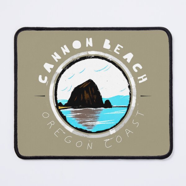Item preview, Cannon Beach Oregon Coast - Minimalist Hand-Drawn Design designed and sold by H Jonas.