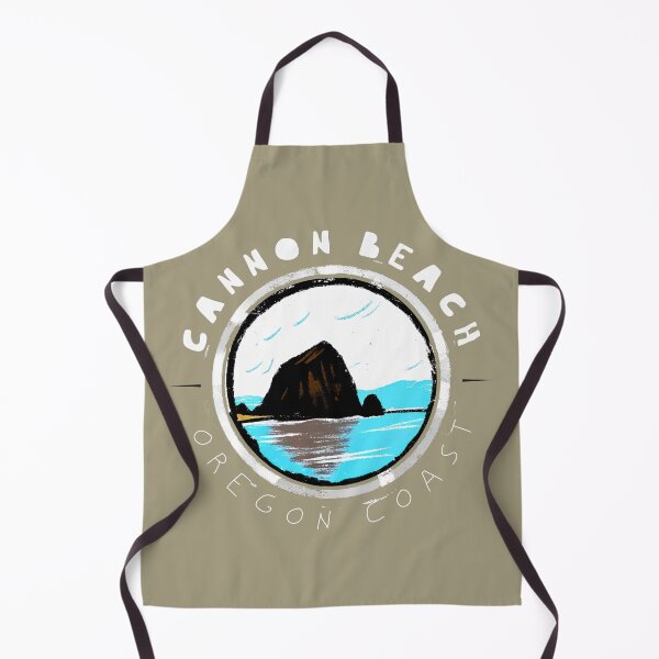 Item preview, Cannon Beach Oregon Coast - Minimalist Hand-Drawn Design designed and sold by H Jonas.