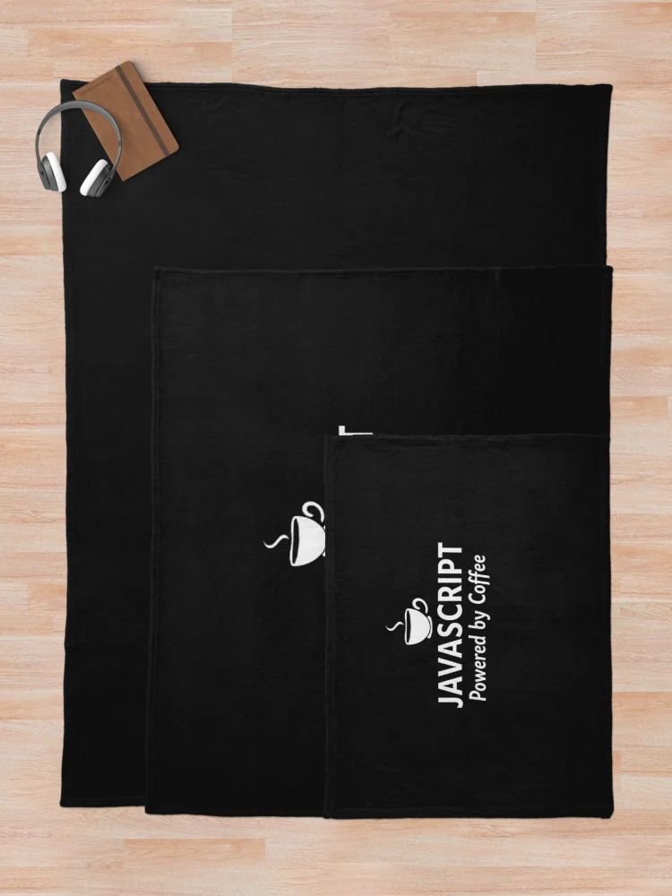 Thumbnail 5 von 6, Fleecedecke, JavaScript & Kaffee – Code Fuel Tee designt und verkauft von ColorsSoul ⭐️⭐️⭐️⭐️⭐️.