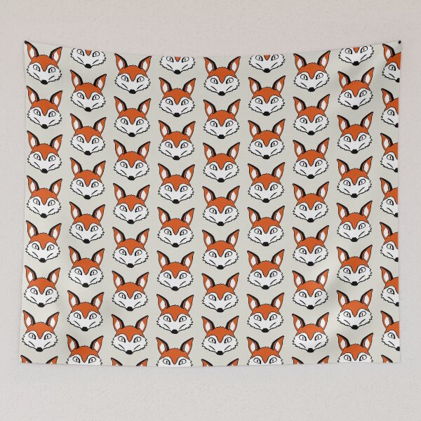 Item preview, Fox Evil Look Dangerous Crazy Wild Animal Fun Face designed and sold by shirt-o-mat.