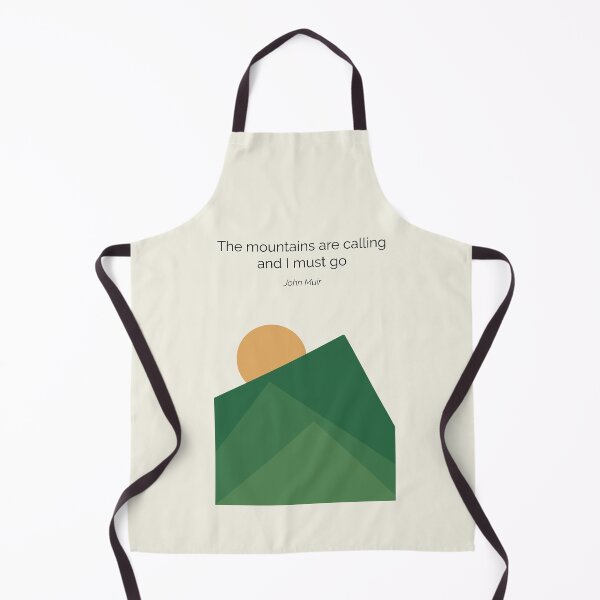 Item preview, Mountains Are Calling John Muir Quote Art designed and sold by kakarikihill.