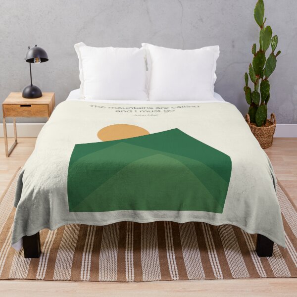 Item preview, Mountains Are Calling John Muir Quote Art designed and sold by kakarikihill.