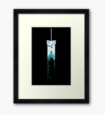 Cloud Strife - Buster Sword Framed Print