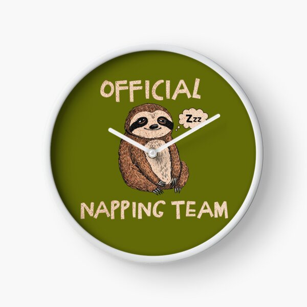 Item preview, Sleepy Sloth, Official Napping Team designed and sold by Mariana Piana.