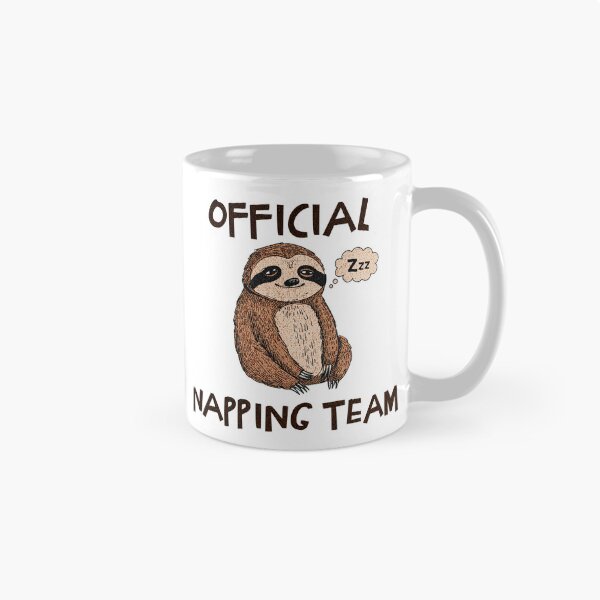 Item preview, Sleepy Sloth, Official Napping Team designed and sold by Mariana Piana.