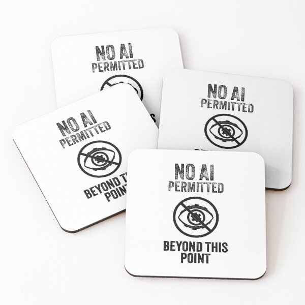 Item preview, NO AI PERMITTED BEYOND THIS POINT - Weathered Warning  designed and sold by CatchiBatchi.