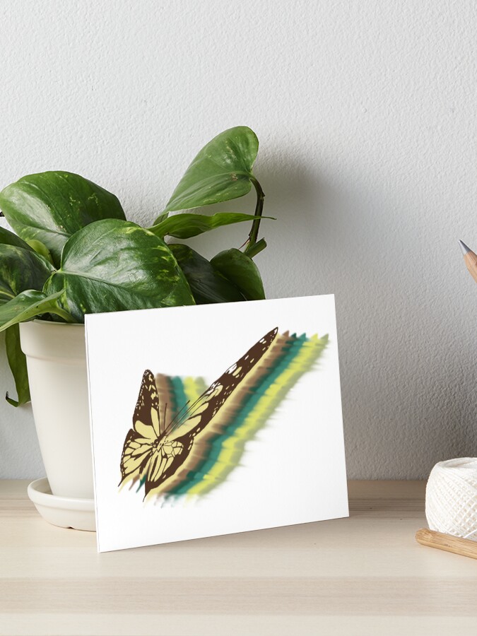 Thumbnail 1 von 2, Galeriedruck, Hoffnung auf der Straße Schmetterling designt und verkauft von BorahaeSisters7.