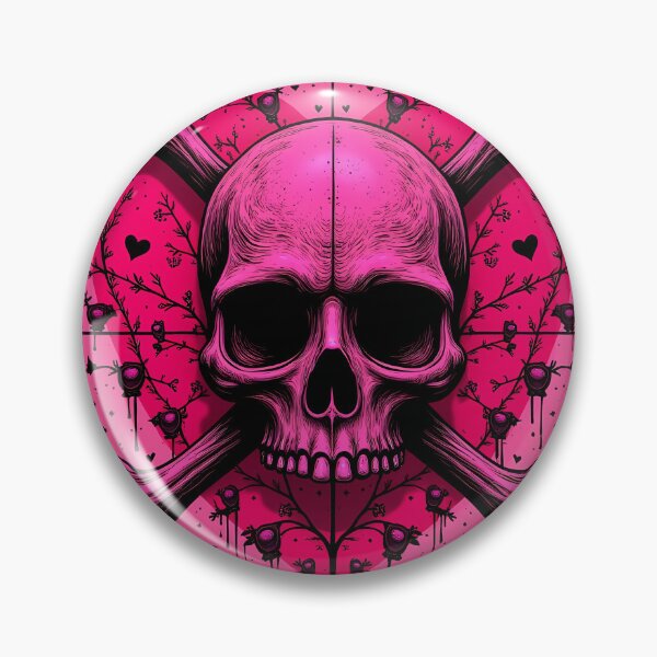 Artikelvorschau, Totenkopf und Knochen, gekreuzte Knochen und Herzen Design entworfen und verkauft von ZombiOctopi.