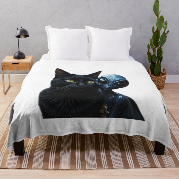Item preview, cat selfie with an alien designed and sold by Digital Art and Funny Pets.